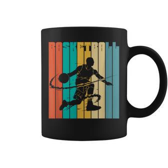 Basketball Basket Retro -Intage Basketball Taza de café - Regaloses