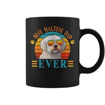 Best Dog Dad Ever Día Del Padre Maltés Dad Para Hombres Taza de café - Regaloses