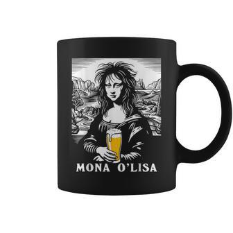 Bière Drôle Irlandaise Mona Lisa Hangover Beer Lover Tasse - Cadeauxyz