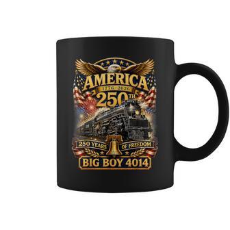 Big Boy 4014 Train Usa 250Th Anniversary Patriotic American Coffee Mug - Thegiftio UK
