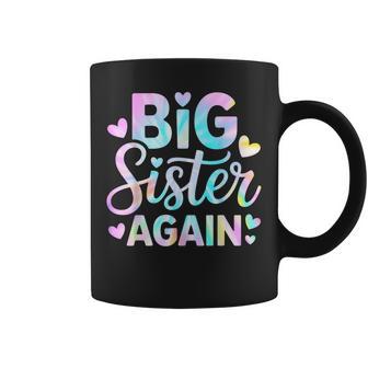 Big Sister Again Big Sister Announcement Girls Toddlers Coffee Mug - Thegiftio UK