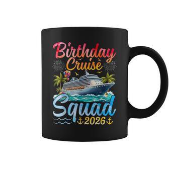 Birthday Cruise Squad 2026 Cruise Birthday Party Vacation Coffee Mug - Thegiftio UK