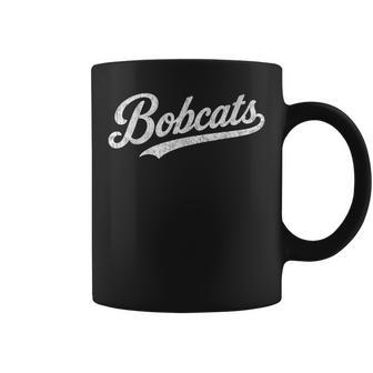 Bobcats High School Sports Team Spirit Vintage Coffee Mug | Seseable UK