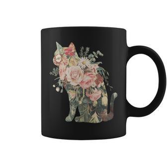 Boho Chat Plantes S Filles Hommes Fleurs Manche Longue Tasse - Cadeauxyz