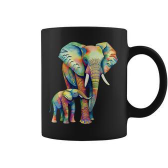 Bonito Diseño De Elefante Regalo Para Amantes De Los Elefantes Es Hombres Y Niños Taza de café - Regaloses
