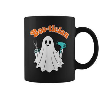 Boo-Tician Retro Hair Stylist Beautician Halloween Coffee Mug | Seseable UK