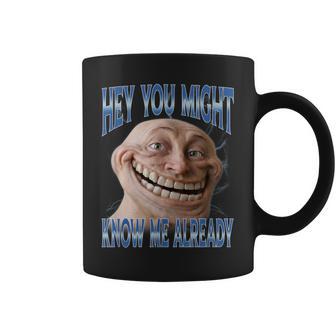 Bootleg 90Style Realista Troll Face Meme Divertido Taza de café - Regaloses