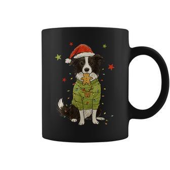Border Collie -Uéter Navideño Para Perro Diseño De Mamá Y Papá Taza de café - Regaloses