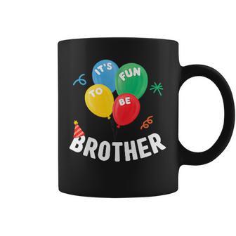 Brother It's Fun To Be One Birthday First Birthday Family Coffee Mug - Thegiftio UK