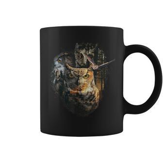 Búho Forestal Cazador Amantes De La Naturaleza Animales Bosque Taza de café - Regaloses