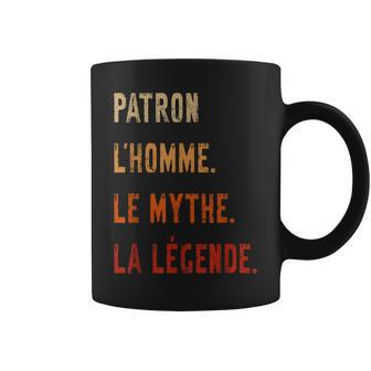 Cadeau Collègues Travail Patron L'homme Le Mythe La Légende Tasse - Cadeauxyz