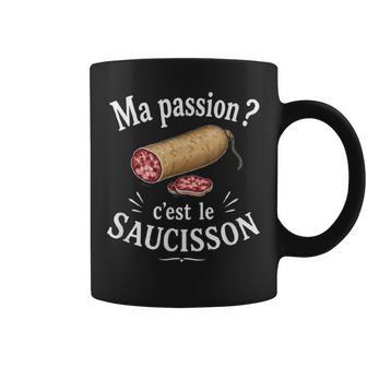 Cadeau Humour Apero Passionaucisson Bonivant Charcuterie Tasse - Cadeauxyz