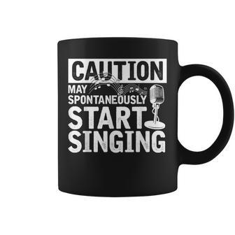 Cadeau Pour Un Chanteur Broadwaycène Théâtre Musical Tasse - Cadeauxyz