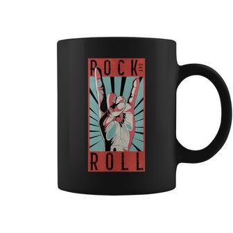 Camisaintage Rock And Roll Rock De Los 80 Taza de café - Regaloses