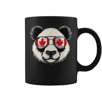 Canada Panda Bear Bandiera Canadese Occhiali Daole Canadian Roots Tazze - Novitaregali