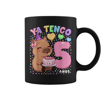 Capybara Niñas 5 Cumpleaños Carpincho Ya Tengo 5 Años Taza de café - Regaloses