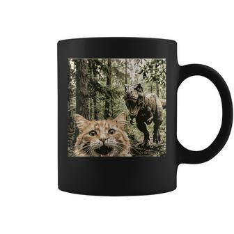 Cat Dinosaur Trex Selfie Meme Boys Kids Women Coffee Mug - Thegiftio UK