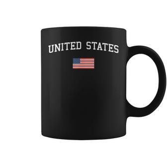 Celebra Estados Unidos Con Una Bandera De Estados Unidos Taza de café - Regaloses