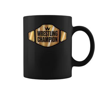 Champion Belt Wrestling Wrestler Costume Halloween Coffee Mug | Seseable UK