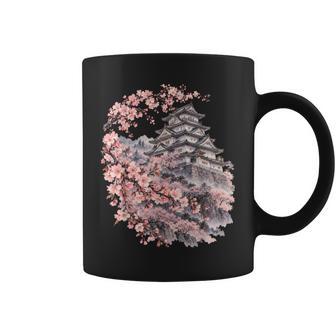 Château Japonais Fleurs De Cerisier Tasse - Cadeauxyz