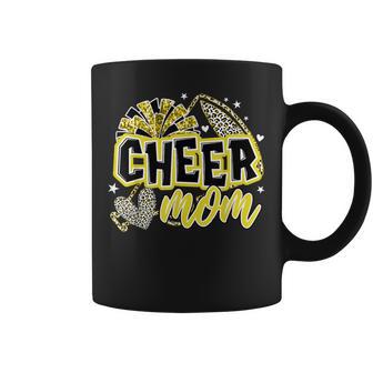 Cheer Mom Gold Cheerleader Game Day Cheer Mama Football Coffee Mug | Seseable UK