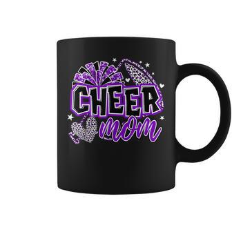 Cheer Mom Purple Cheerleader Game Day Cheer Mama Football Coffee Mug | Seseable UK