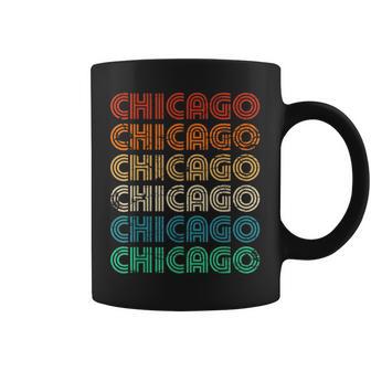 Chicago Retro Vintage 70S 80S Style Coffee Mug | Seseable UK