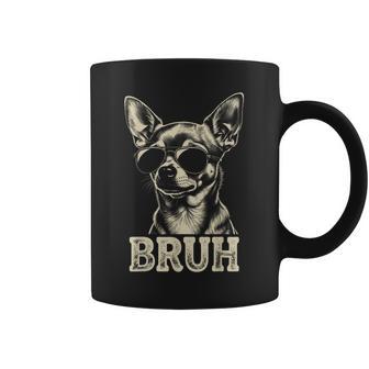 Chihuahua Sunglasses Bruh Dog Lovers Kids Ns Coffee Mug | Seseable UK