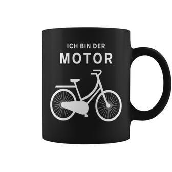Ciclista Divertido Yooy El Motor Frase Bicicleta Manga Larga Taza de café - Regaloses