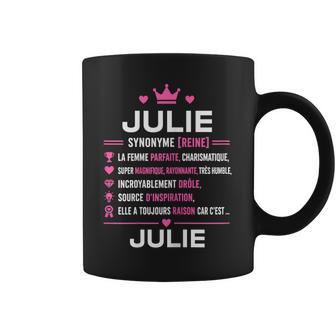 Citation Personnalisé Julie Humour Définition Prénom Julie Tasse - Cadeauxyz