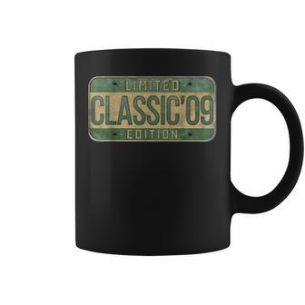 Classic 2009 17Th Birthday Car Plate 17 Years Old Coffee Mug - Thegiftio UK