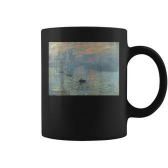 Claude Monet's Impressionoleil Levant Retro Taza de café - Regaloses