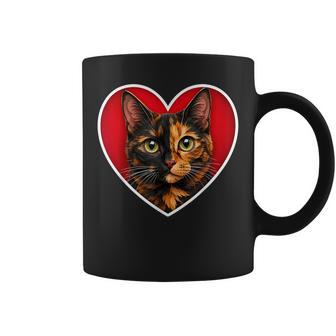Cœur De Chat Écaille De Tortue Tasse - Cadeauxyz