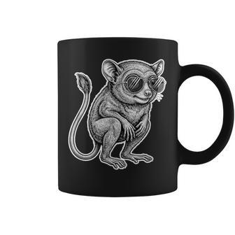 Cool Tarsero Gafas Dibujo Taza de café - Regaloses