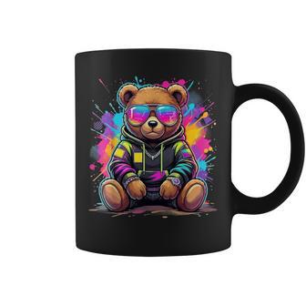 Cool Teddy Bear With Sunglasses Coffee Mug - Thegiftio UK