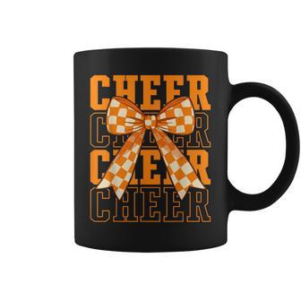 Coquette Orange Cheer Bow Sport Cheerleader Cheerleading Coffee Mug - Thegiftio UK