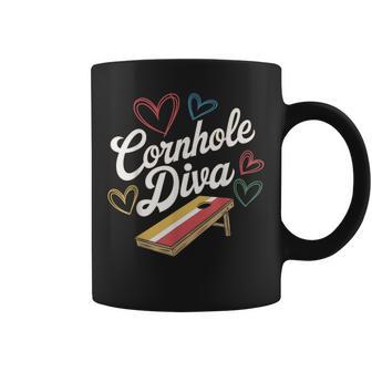 Cornhole Diva Cornhole Player Coffee Mug - Thegiftio UK