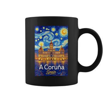 A Coruña España Cuello Taza de café - Regaloses