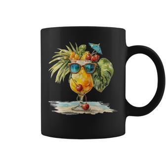 Costume De Cocktail De Plage Fruité Tasse - Cadeauxyz