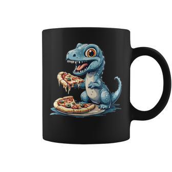 Costume De Dinosaure Affamé Avec Pizza Pour Adultes Et Enfants Tasse - Cadeauxyz