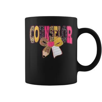 Counselor Teacher Coquette Bow First Day Back To School Coffee Mug - Thegiftio UK