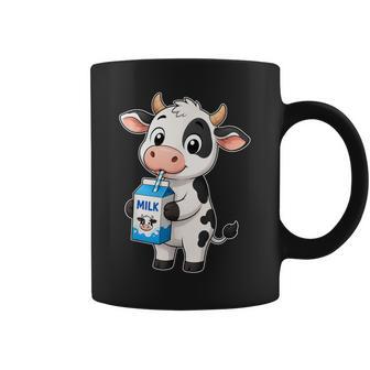 Cow Milk Kawaii Graphic Coffee Mug - Thegiftio UK