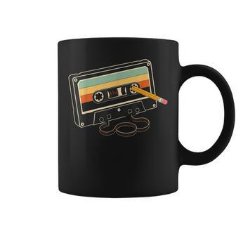 Crayon Cassette Rétro Années 80 Musique Nostalgie Tasse - Cadeauxyz