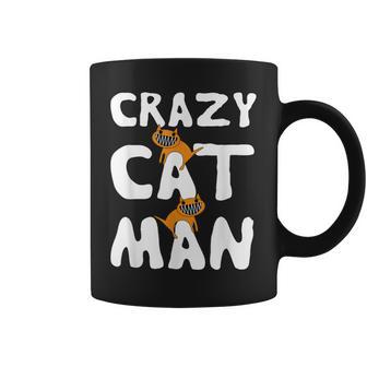 Crazy Cat Man Para Hombre Amante De Los Gatos Taza de café - Regaloses