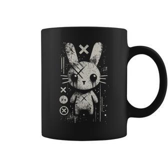 Creepy Cute Goth Bunny Horror Kawaii Rabbit Grunge Aesthetic Coffee Mug - Thegiftio UK