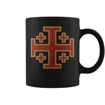 Croce Di Gerusalemme Dei Templari Cattolici Regno Di Tazze - Novitaregali