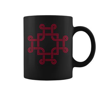 Croix Macédonienneeljusa Rouge Tasse - Cadeauxyz