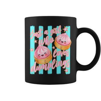 Cute Dumpling Kawaii Anime Just A Girl Who Loves Dumplings Coffee Mug - Thegiftio UK