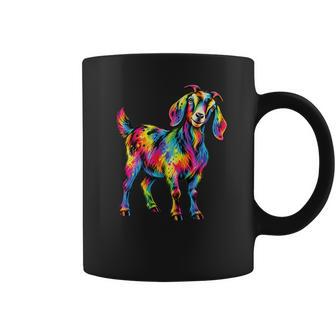 Cute Goat Tie Dye Coffee Mug | Seseable UK