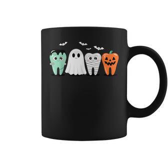 Cute Halloween Dentist Dental Hygienist Spooky Th Coffee Mug | Seseable UK